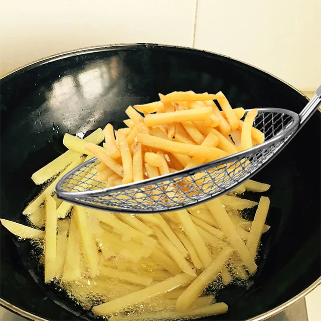 Strainer stainless steel colander strainer mesh skimmer strainer