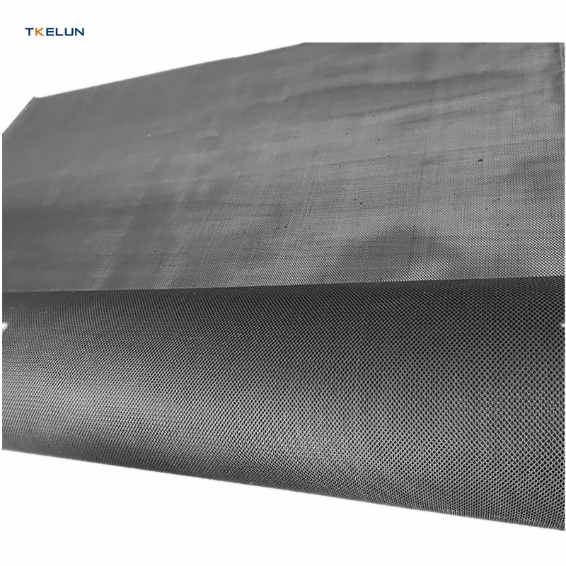 Black Fire Retardant High Temperature Resistant Breathable Mask 1414 Para Yarn Aramid Mesh Fabric For Fireproof Helmet