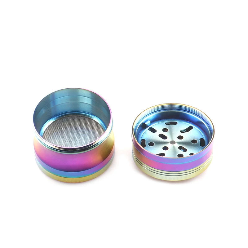 Cross-border new product with rainbow 63mm metal animal grinder  frog tobacco grinder animal grinder