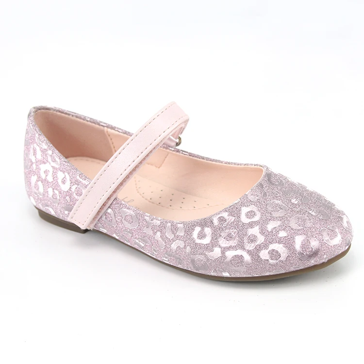 
Girls Custom Brand Dress Shoes Girl Snake Wedding Party Bridesmaids Metallic PU Princess Ballet Flat Shoes for Kid Toddler 