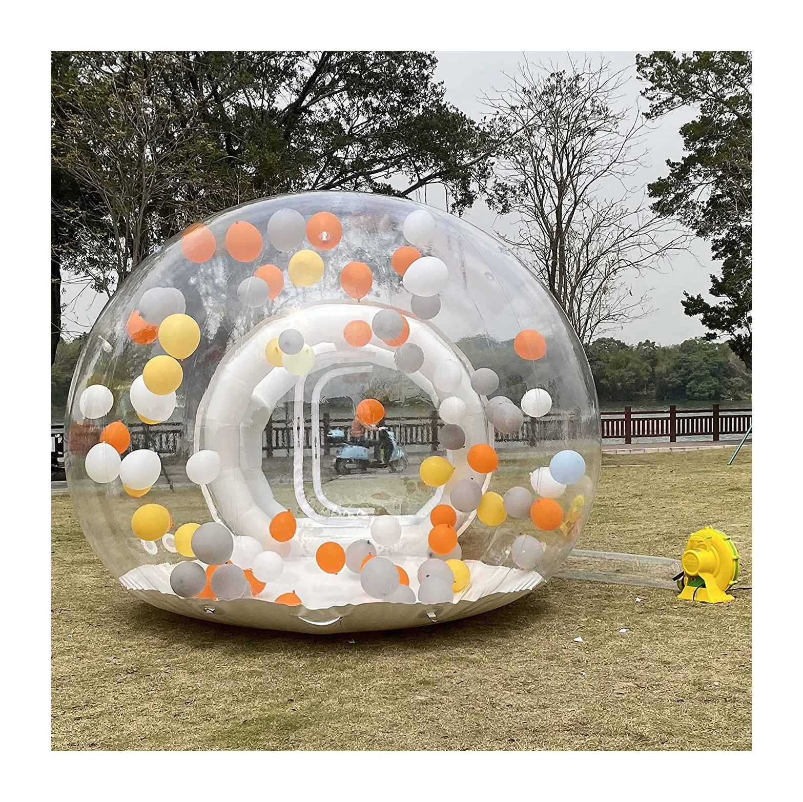 Popular 4m bubble dome house blow up balloon inflatable dome tent camping for party and events