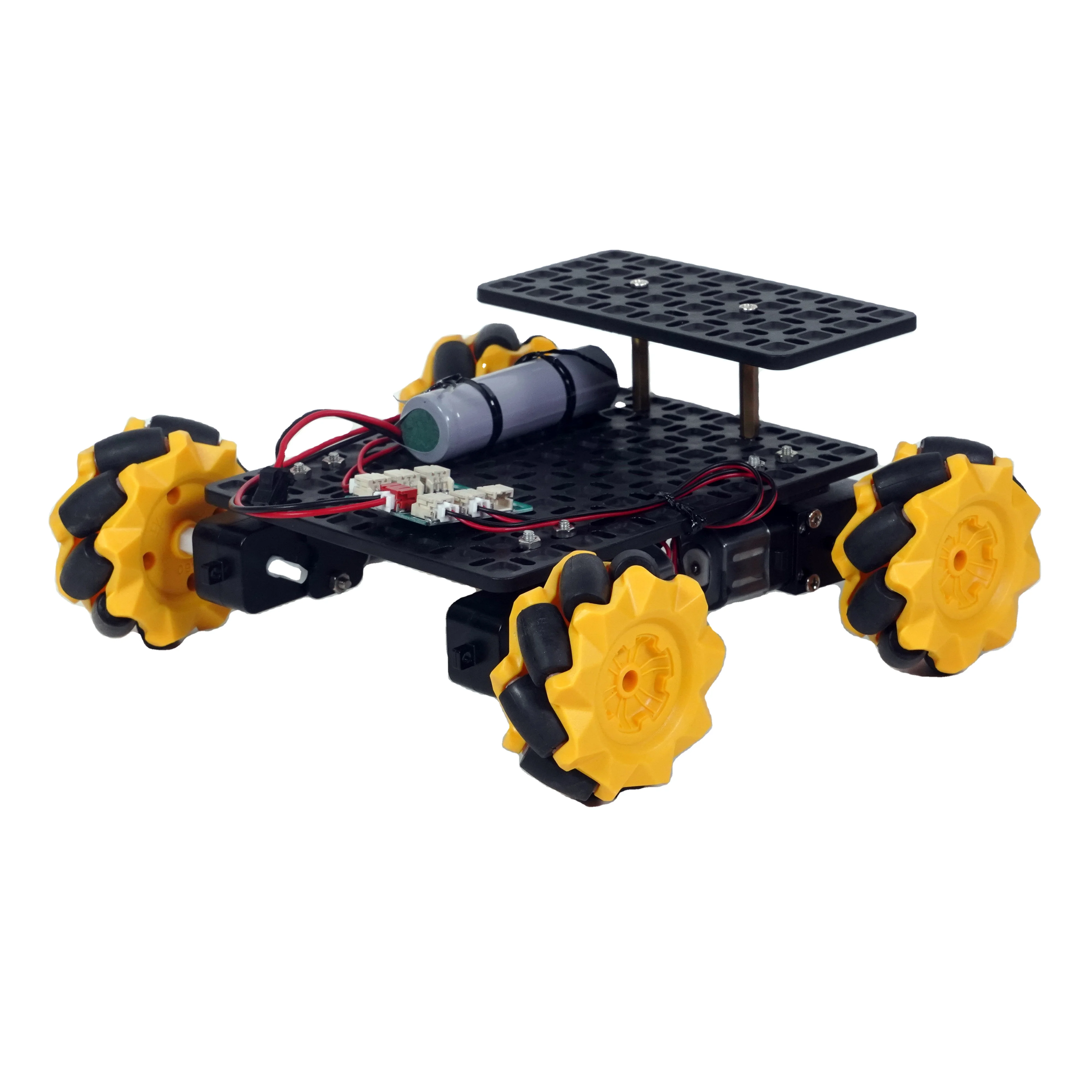 Customized Universal 4WD DIY Educational Programmable ABS Robotic Car Chassis Robot Kit