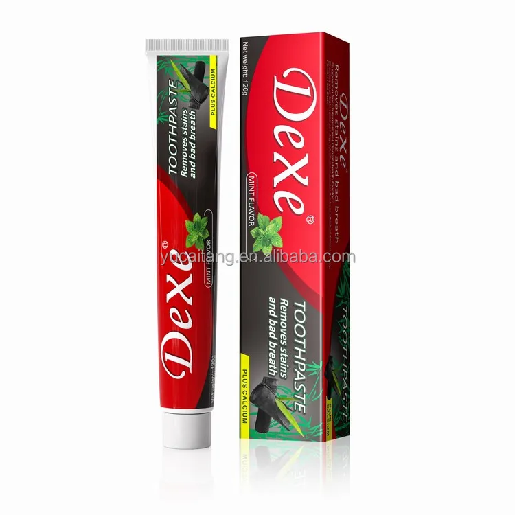 Dexe бесплатные образцы индивидуальный логотип натуральные травяные зубы отбеливание бамбуковый уголь черный углерод зубная паста частная этикетка