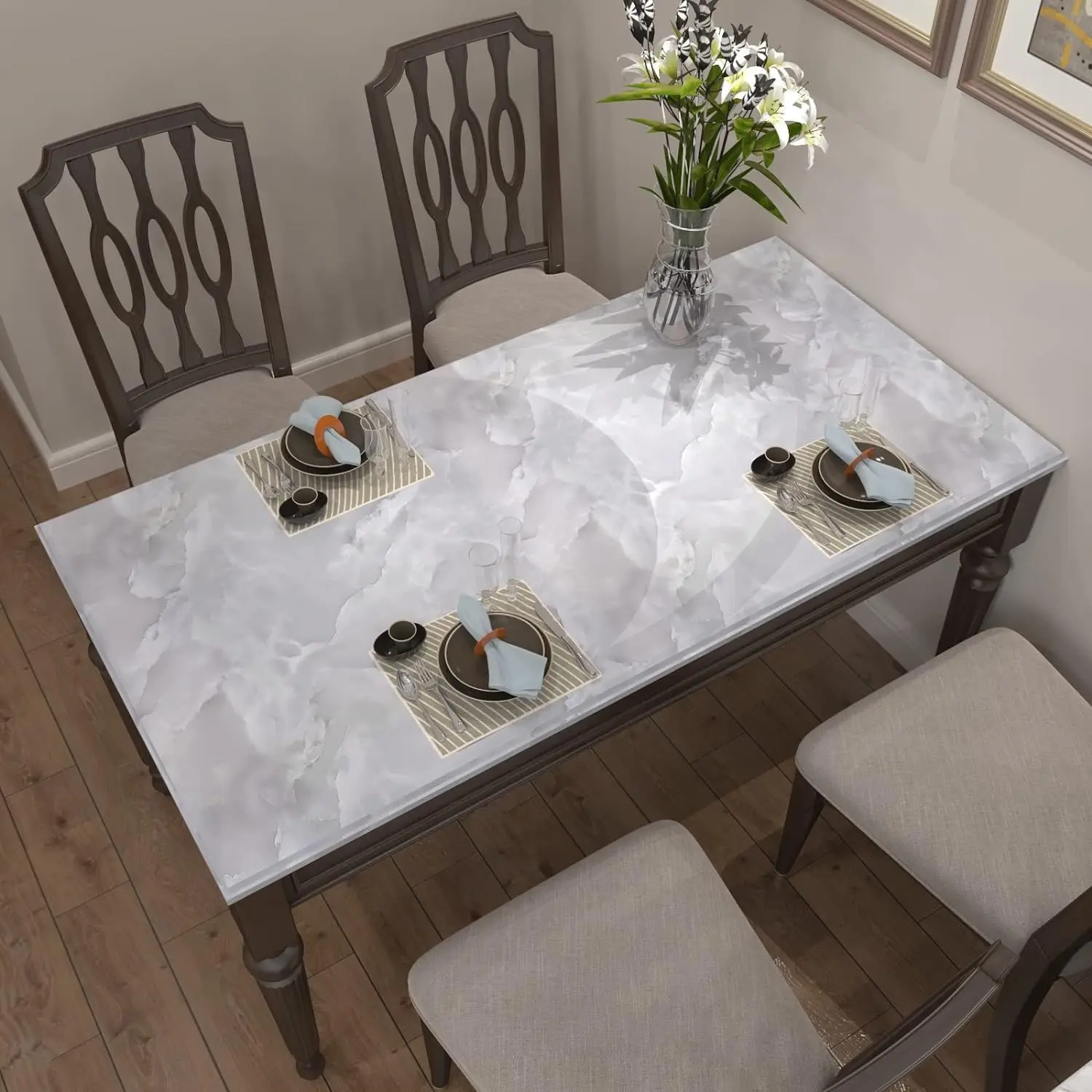 2024 new trend pvc marble design fireproof wallpaper home decoration for kitchen backsplash wall sticker  heat proof