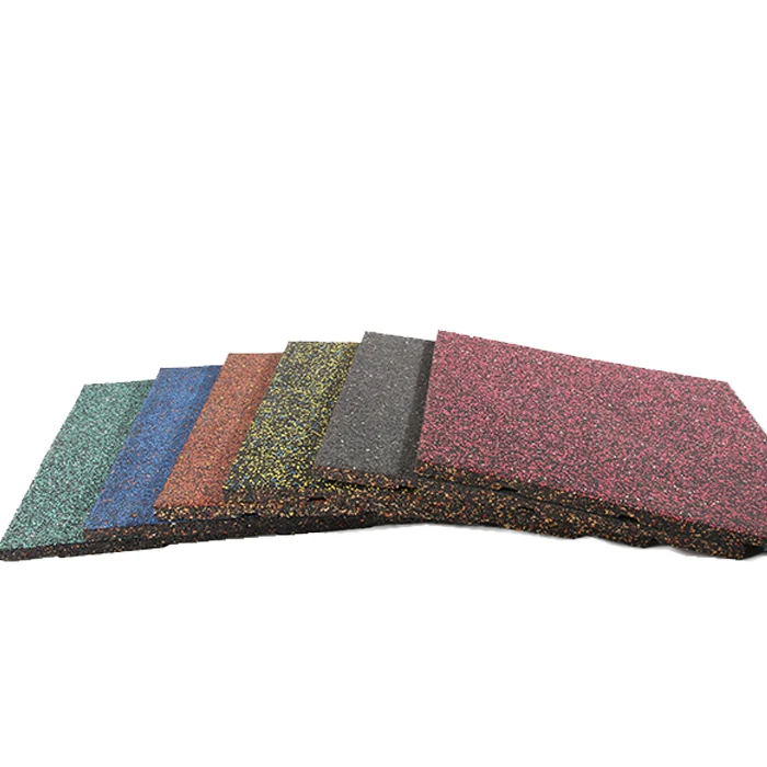 Custom Size Logo Colorful Rubber Floor Mat/China Manufacture High Density Rubber Flooring