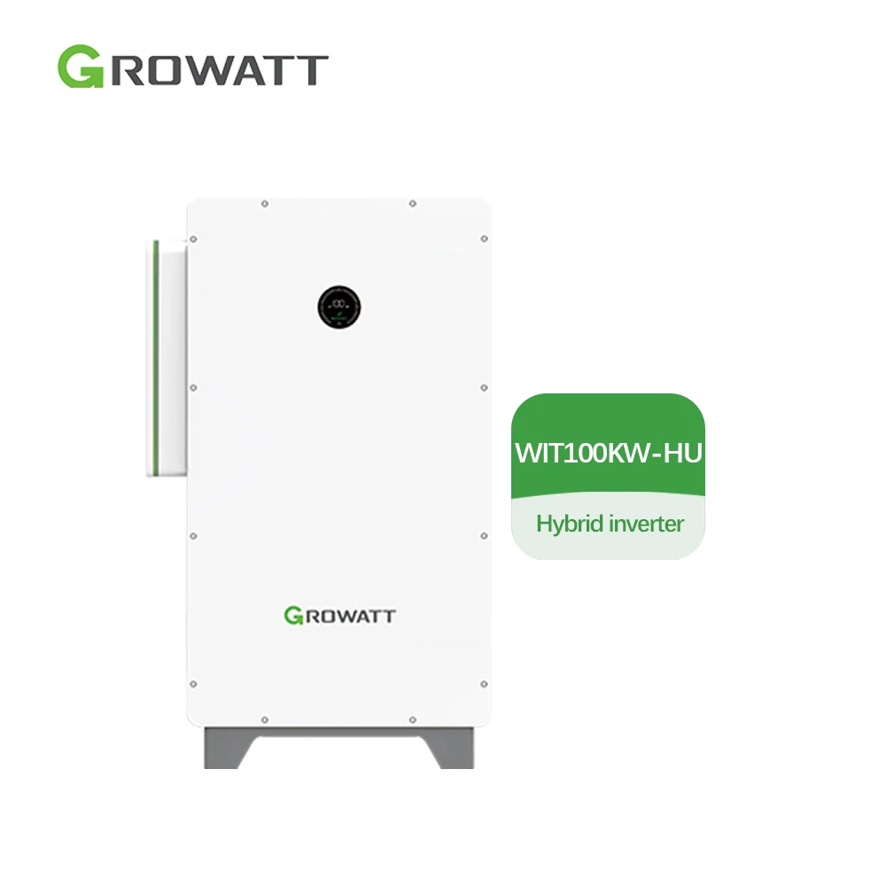 New Arrival Growatt Triphase Hybrid Inverter WIT 100 HU High Voltage 100KW Solar Power Inverters for Commercial Use