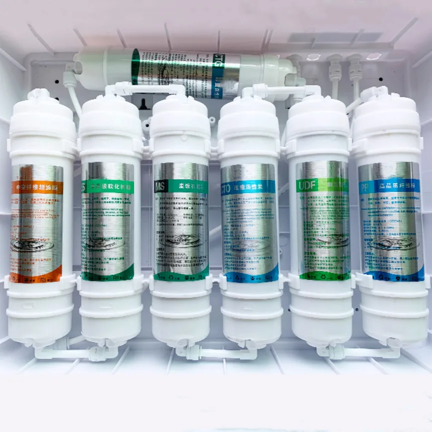 Maifan Stone T33 Water Filter Cartridge 10 Inch 4 Stage Mineralizing Weak Alkaline Far Infrared Rays Water Filter Parts