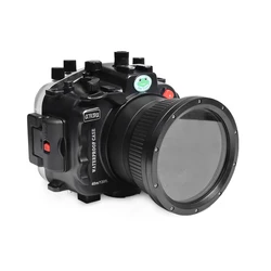 Seafrogs Wholesales 40M/130FT Waterproof Camera Housing Case With Replacement Lens Port for Sony A7R IV A