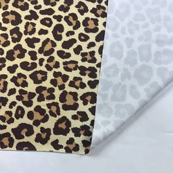 Hot selling leopard pattern swimming lycra fabric polyester for garments