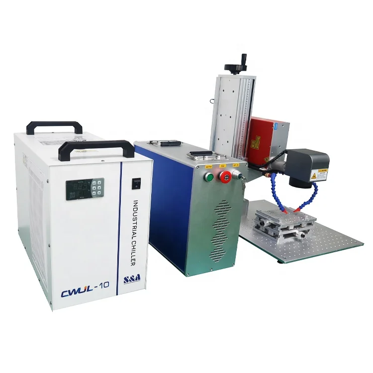 100w Mopa M8 Laser Marking Machine for glass hole 2.5D Jpt M8 100 Watt Fiber Laser for 2MM 3MM 4MM Glass Drilling