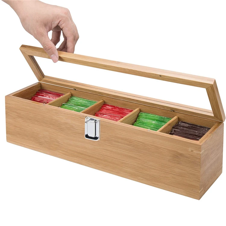 
Sales Bamboo box Multi functional creative woven bamboo box natural Storage can be separated 