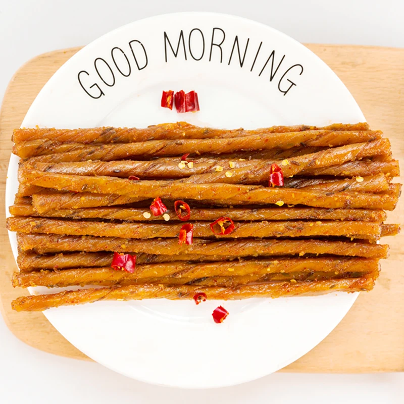 Знаменитая китайская Пряная полоса 200 г Bean Gluten закуски для продажи