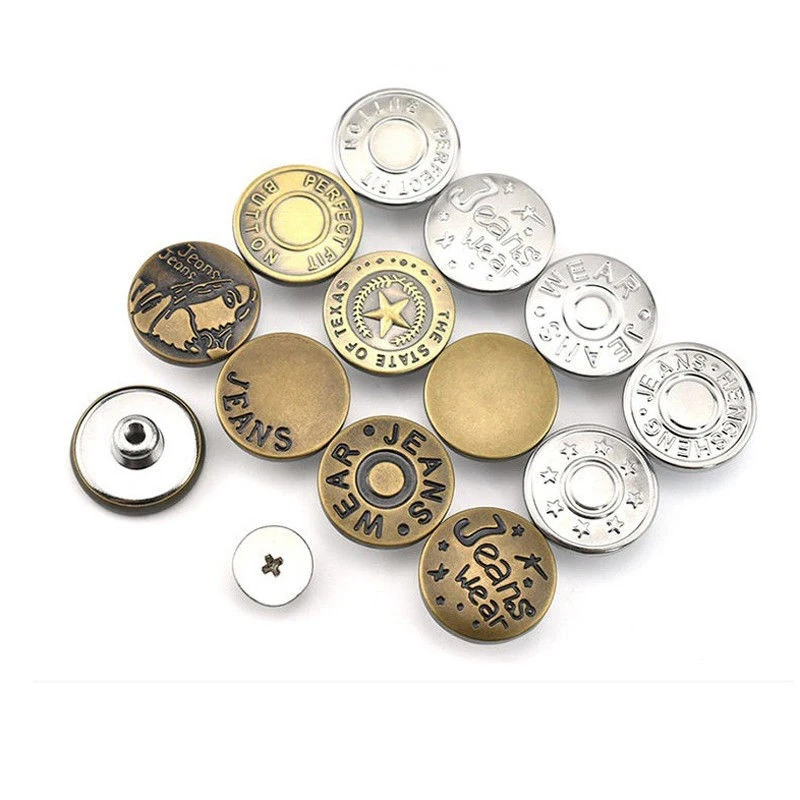 Высококачественная машина для изготовления рубашек из сплава, мужские пуговицы, блузки, латунные пуговицы для джинсов