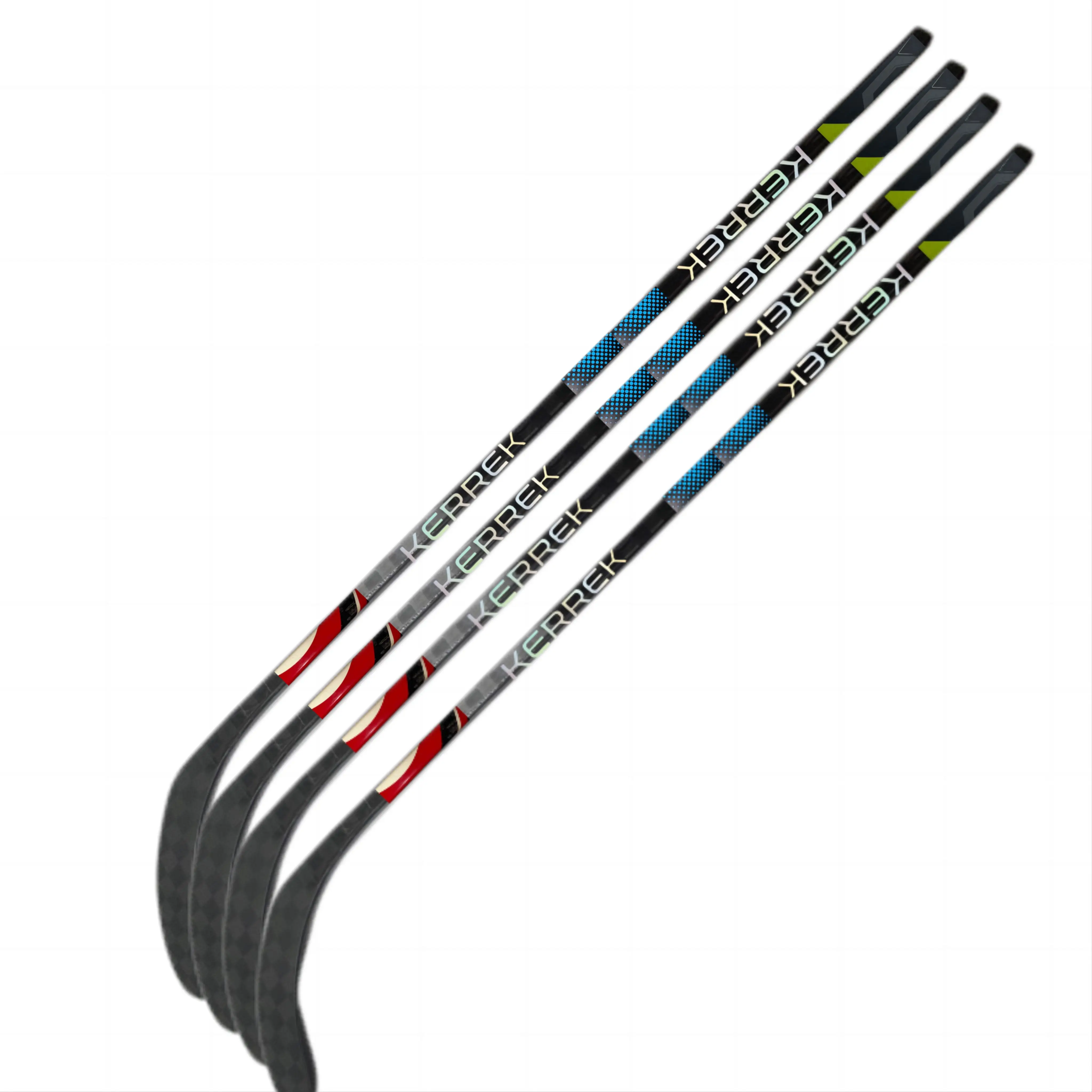 China Factory In Stock Senior Ice Hockey Youth Junior Ice Hockey Sticks Flex 70 75 85 95 105 Curve P92 P28 100% Carbon Fiber