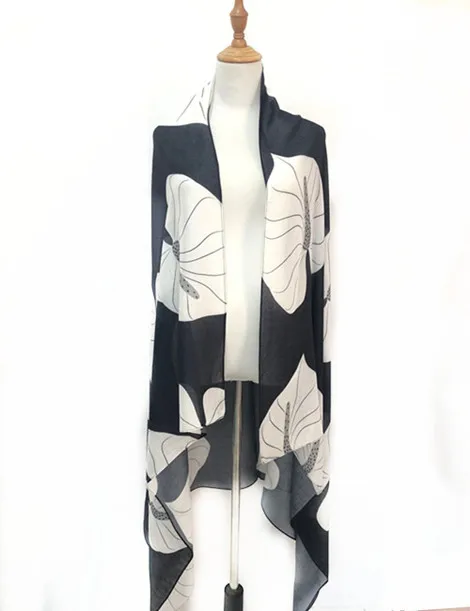 Low MOQ custom print Hawaiian Sarong Pareo soft Rayon Beachwear Cover Up