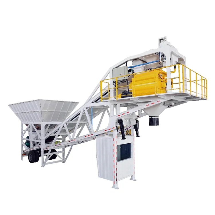 Precast concrete plant plant cement concrete mixing plant model YHZS75