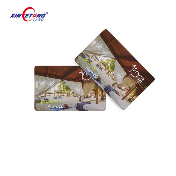 CMYK Printed Plastic Cards Access Control Card Fudan FM11RF08  HF RFID Smart Card