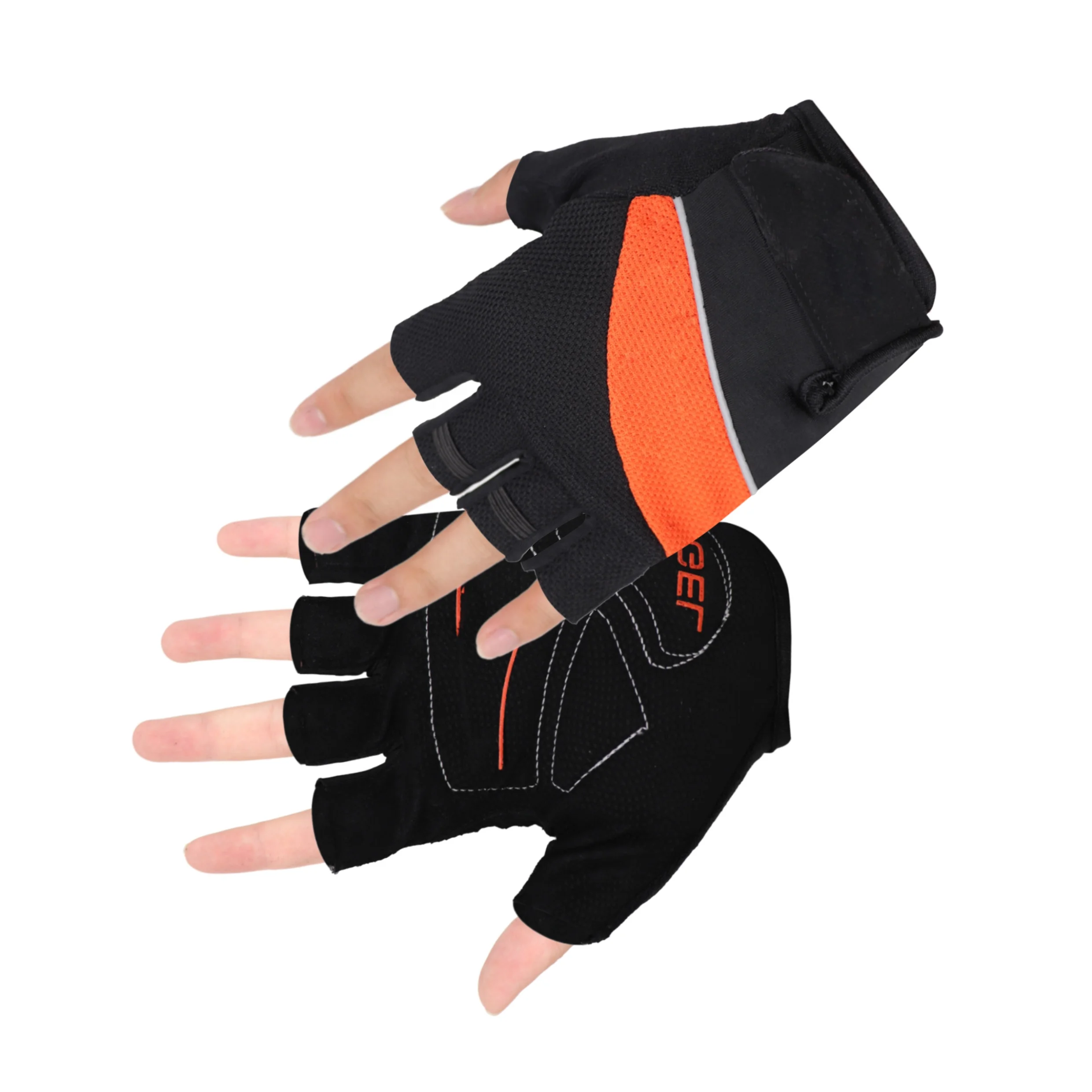 free sample wholesale Half fingers custom logo cycle glove PU GEL Shockproof free sample racing gloves