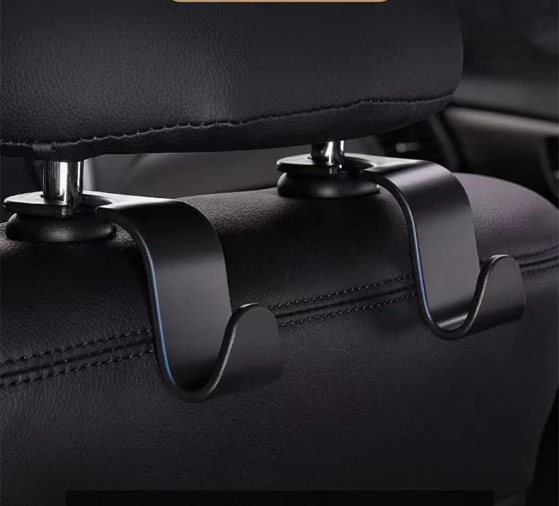 Car Seat Back Hook Universal Portable Car Accessories Interior Hanger Holder Storage for Car Bag Purse Cloth Decoration