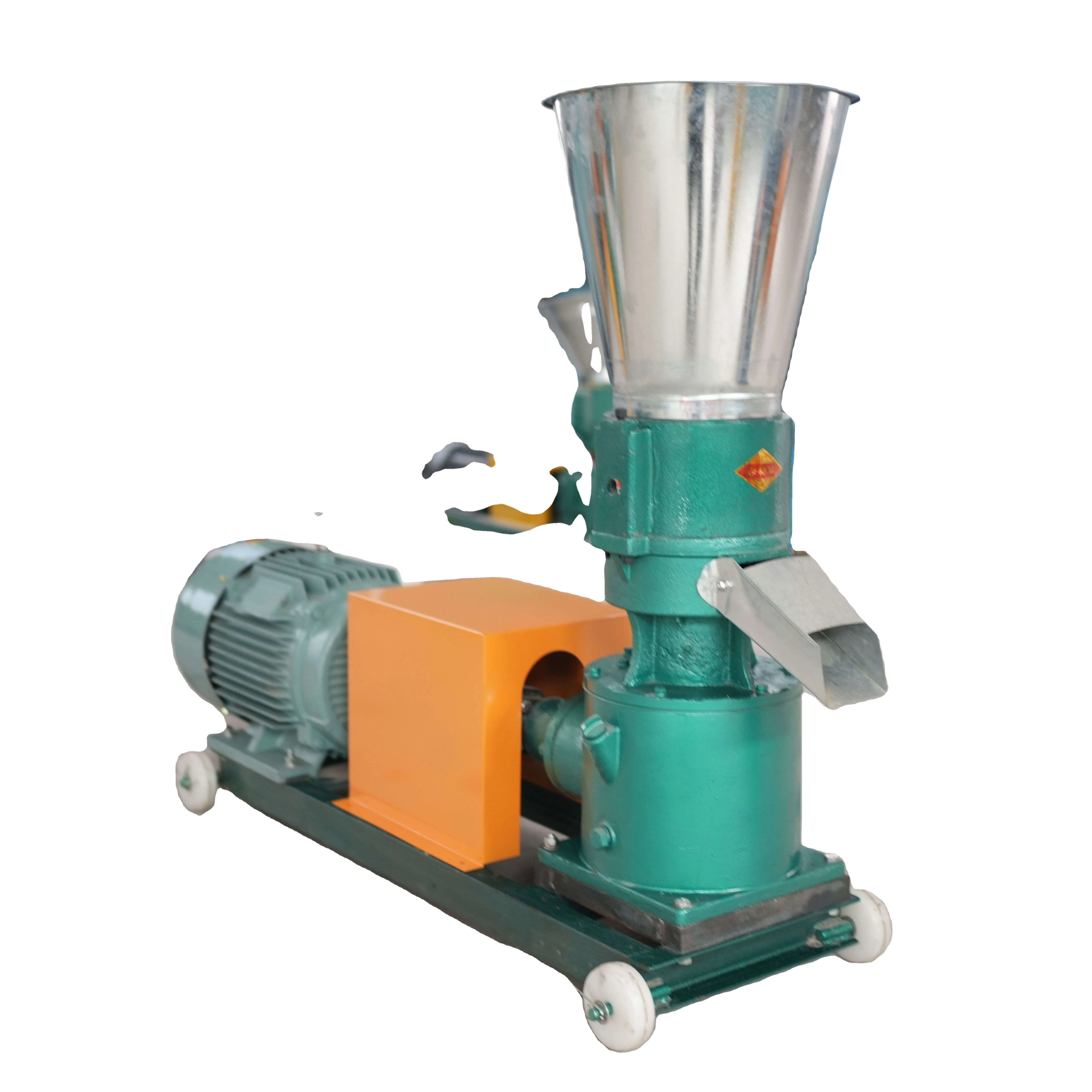 Flat Die Granulator Feed Machine Animal Feed On Sale