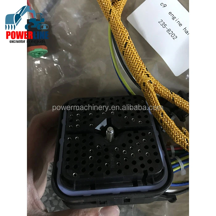 Fast delivery excavator parts CAT 320C E320C Excavator Engine Parts Cab External Wiring Harness 186-4605