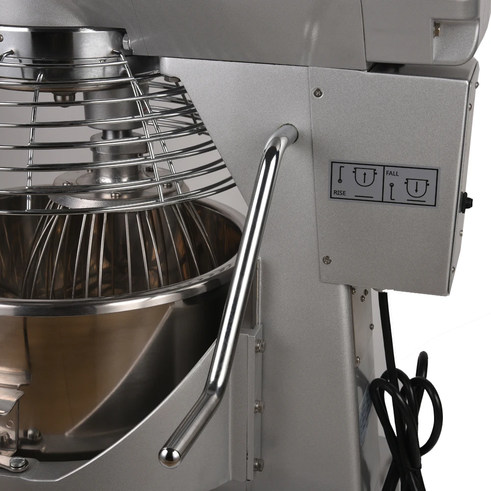 Hotel Restaurant Electric Stand Food Blender Industrial Comercial Spiral Cake Bread Dough Mixer Commercial 3 Mixing Speeds 104kg