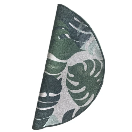 DONGWO 2023 New Design Green Round  Mat Custom Printed Living Room Carpet