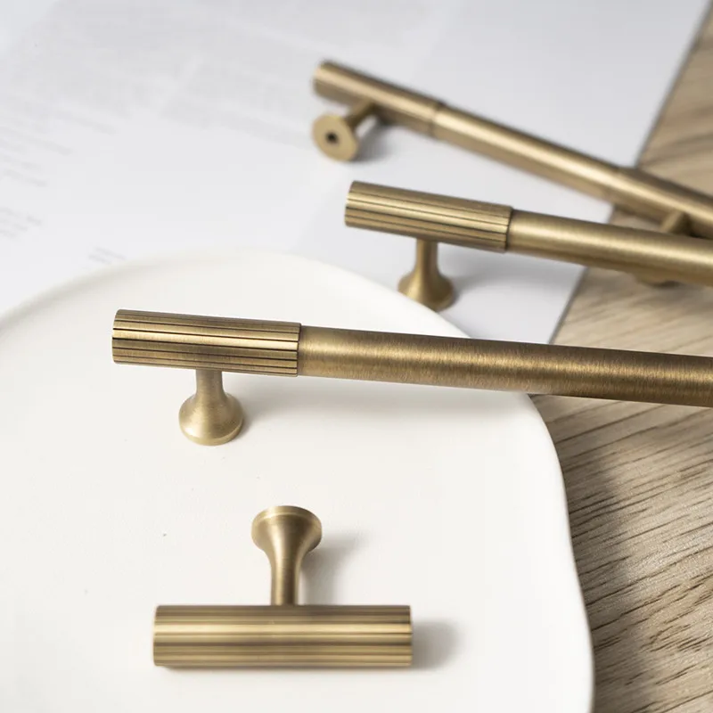 Bedroom Pulls Knobs Hardware Gold Pull T Bar Furniture Cabinets Drawer Kitchen Cabinet Handles Antique Nickel Cabinet Handles