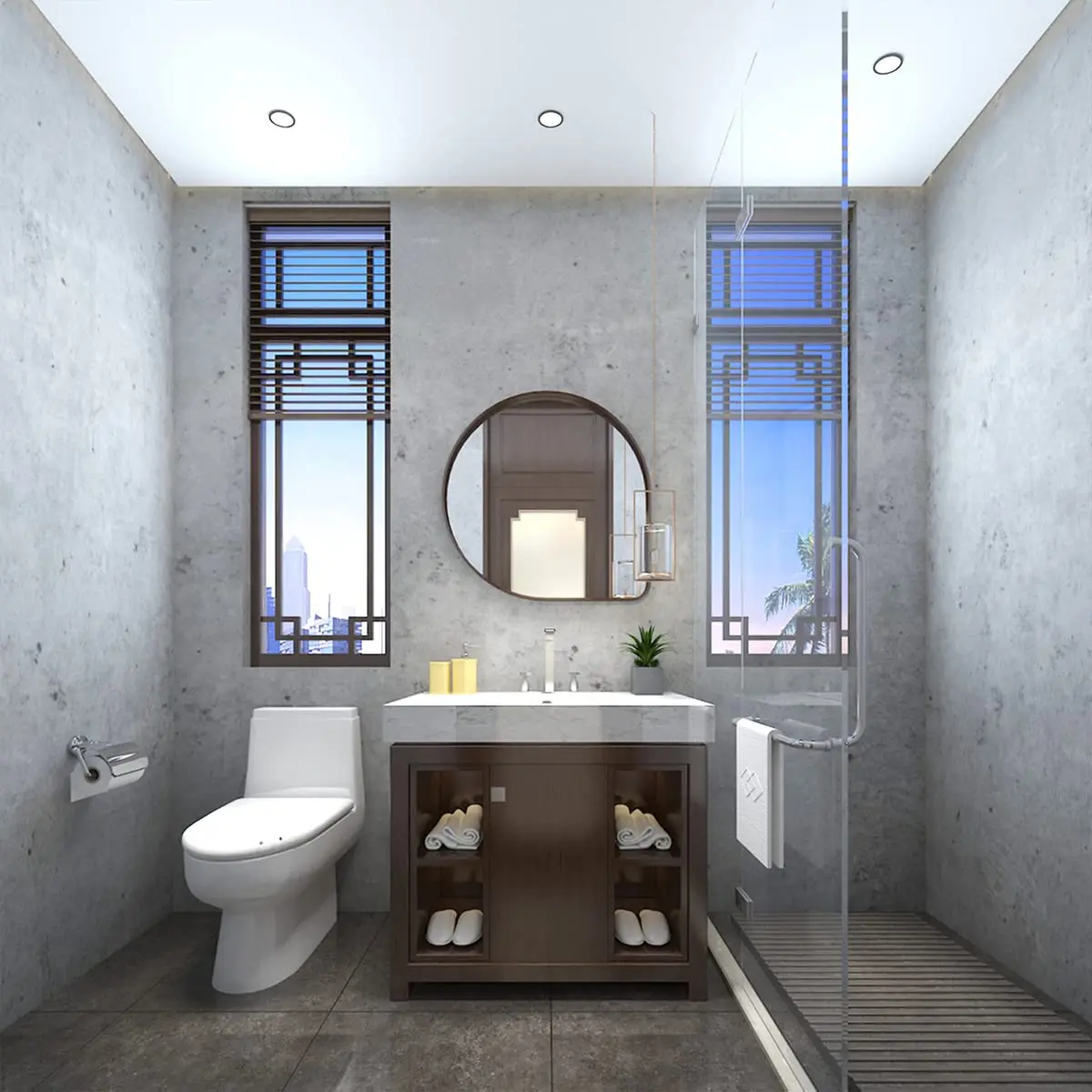 Wholesale 3d Matte Light Gray Vinyl textured peel and stick removable concrete cement wall wallpaper for bedroom
