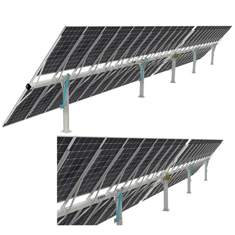 Solar pv tracking system bracket dual axis 2 axis pv sun tracker solar tracker bracket Solar Trackers