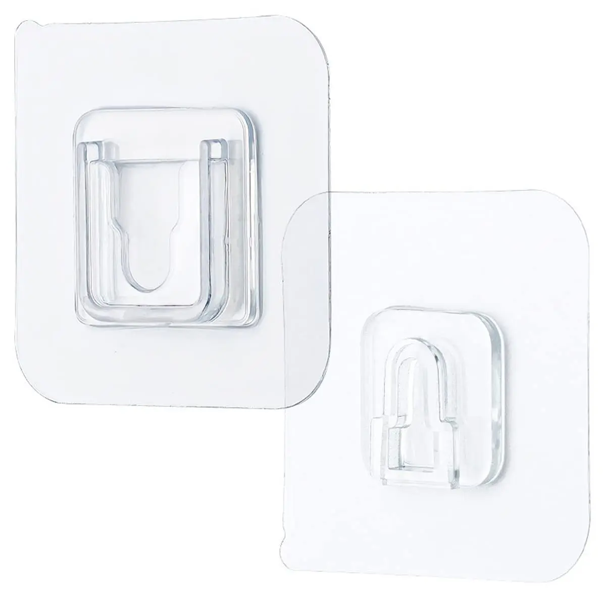 Transparent Suction Cup Sucker Hook Double-Sided Adhesive Wall Hooks
