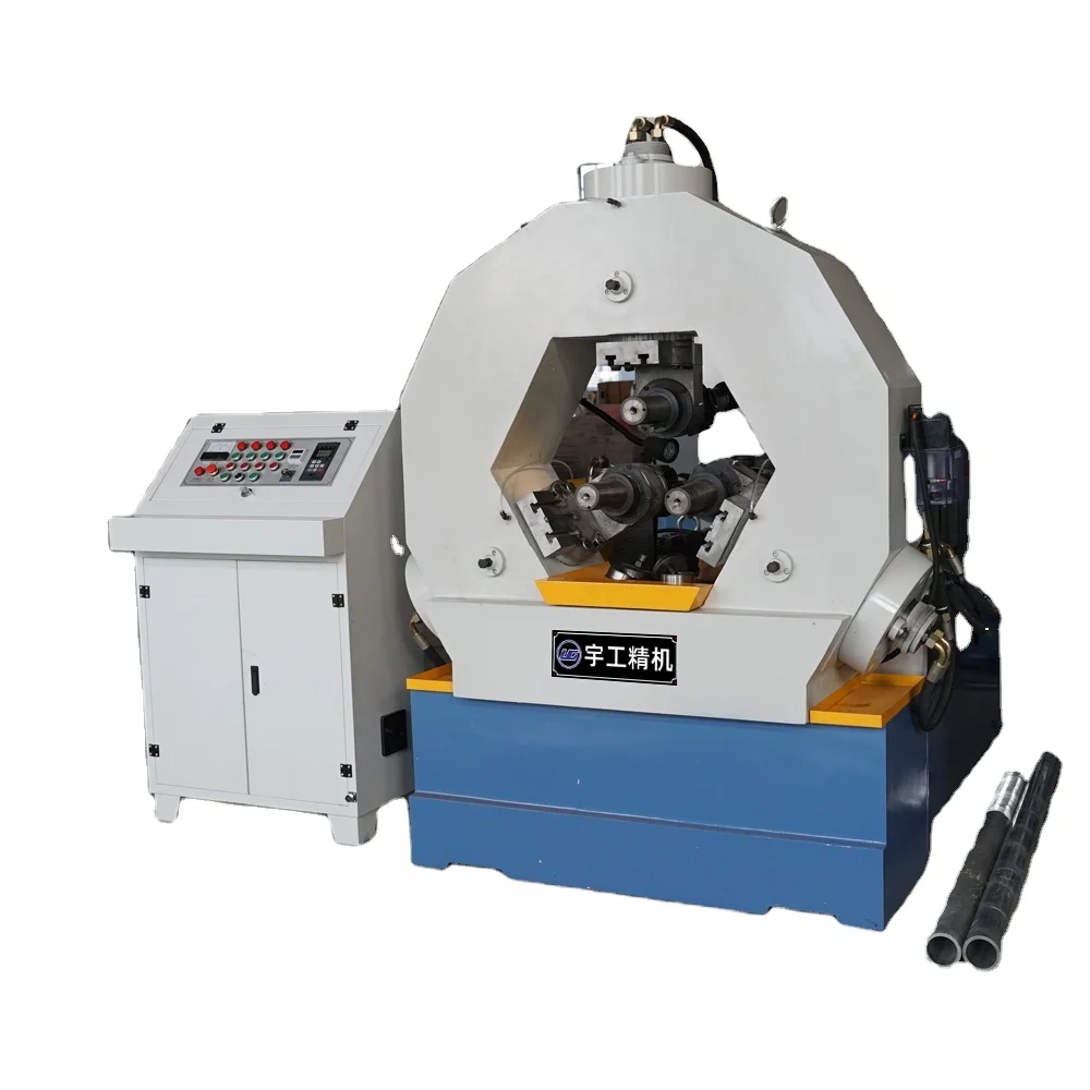 Customization bolt maker machine Automatic 3-axis screw rebar thread rolling machine