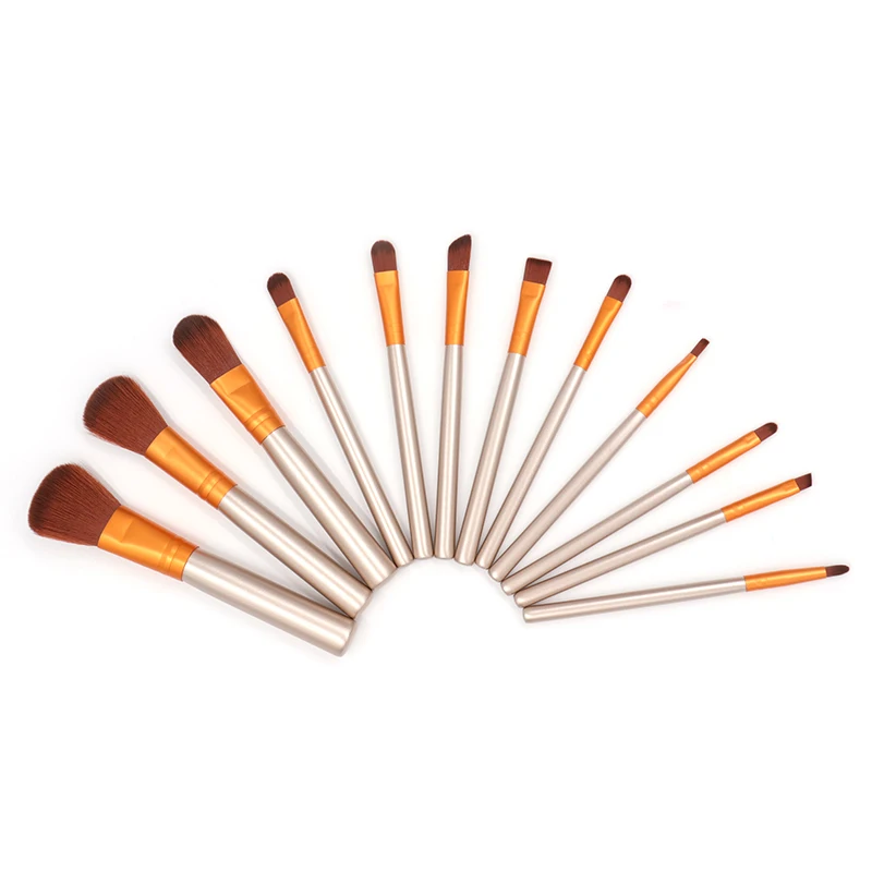 Makeup Brush Set 12 pcs Premium Cosmetic Tools Brush Foundation Concealer Eyeshadow Eyebrow Brushes Set