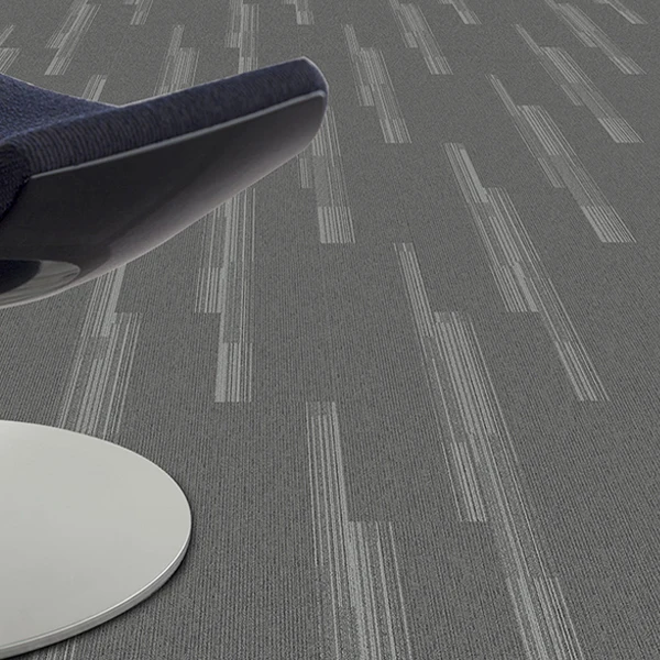 
PVC Backing Loop Pile Removable Carpet Tiles 50*50 Office Modular Carpet Plank 