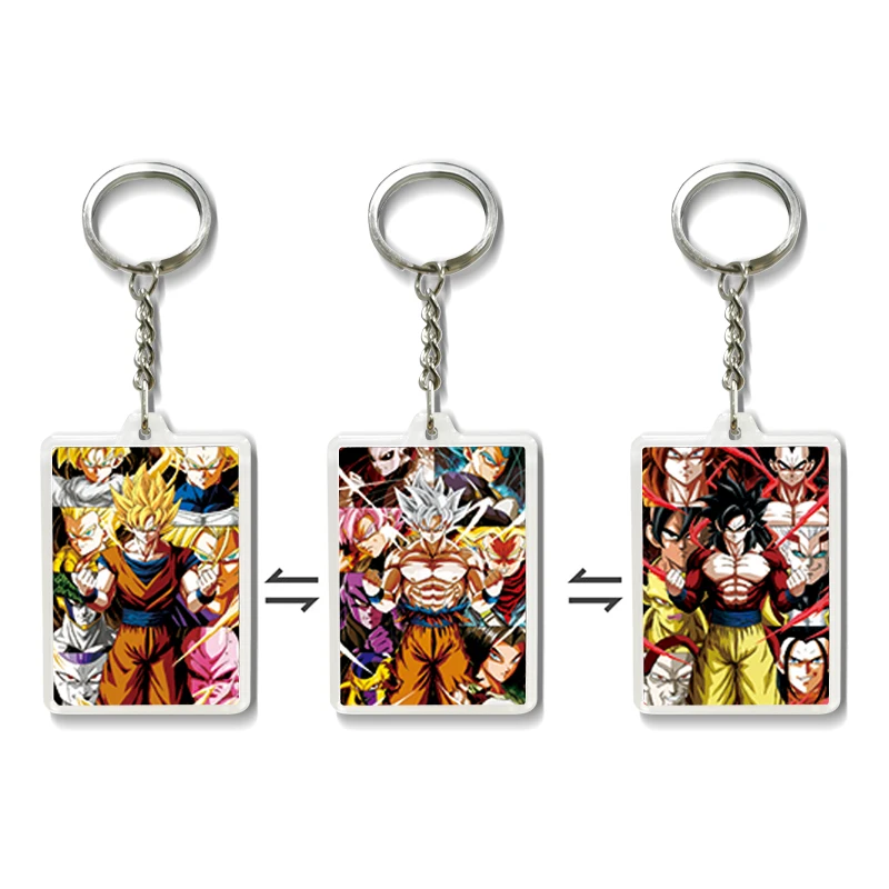 100 Стили оптовая продажа шарики дракона демон слитный пауки Marvel Star 3D брелоки с линзовидными аниме