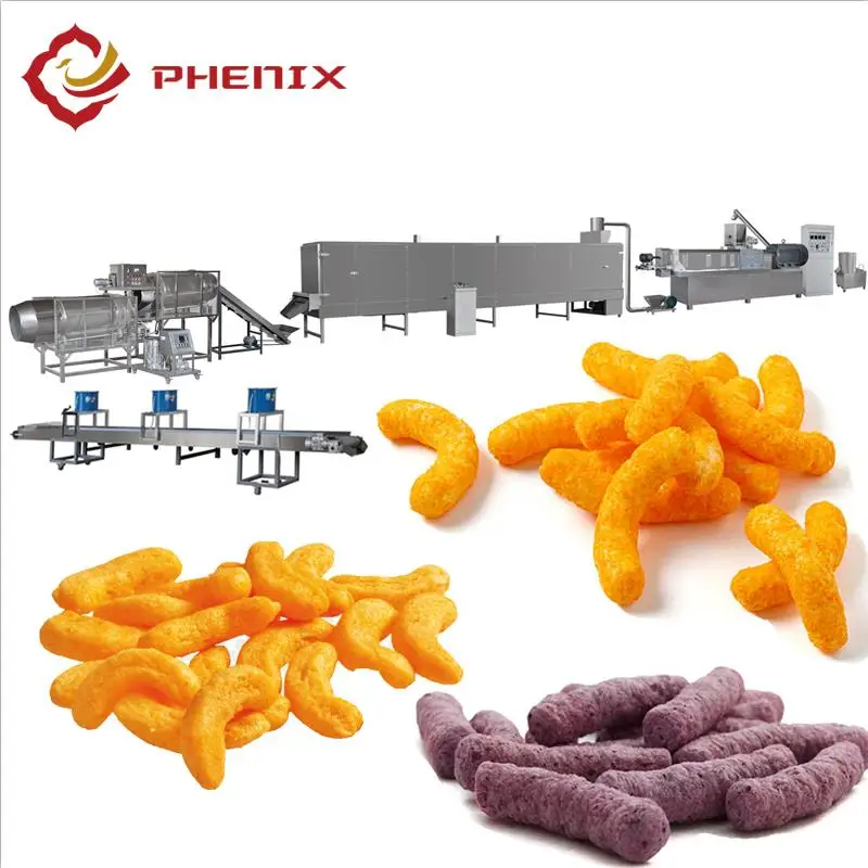 On Hot Sale Puffed Corn Stick Snack Extruder Machine Equipment