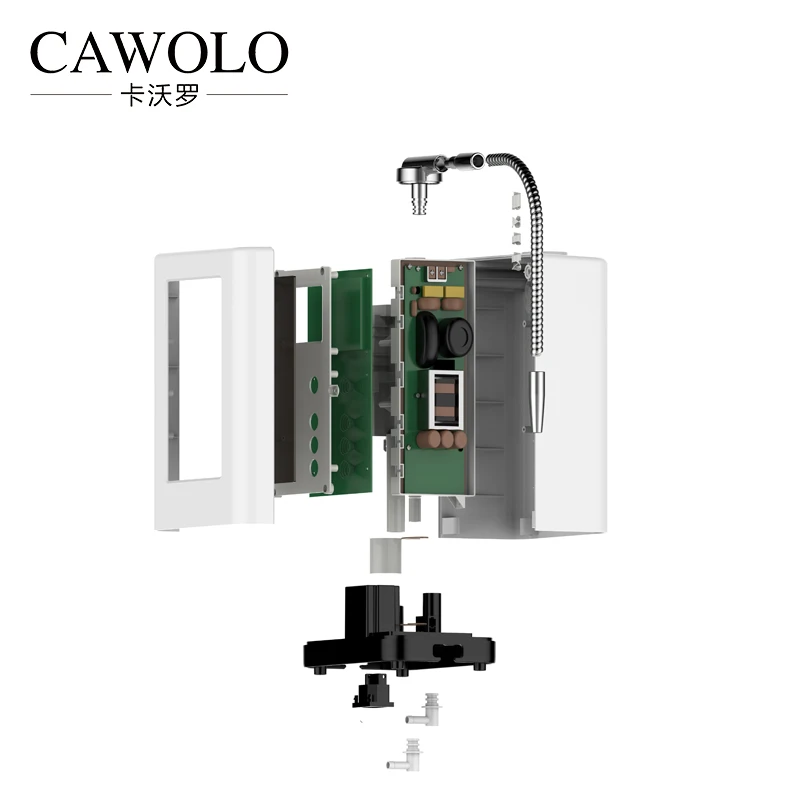 Cawolo water ionizer alkaline with silver electrode alkaline acid water ionizer purifier machine custom plates