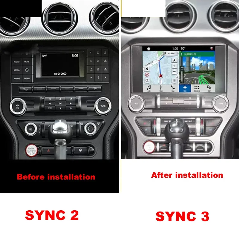 New for Ford Lincoln Sync 3 SYNC2 to SYNC3 Upgrade Kit APIM Module Antenna Carplay GPS Navigation Fit 8G No Map