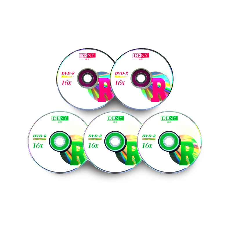 50 shrink wrap package printing dvd disk with 16x manufacture wholesale blank dvds
