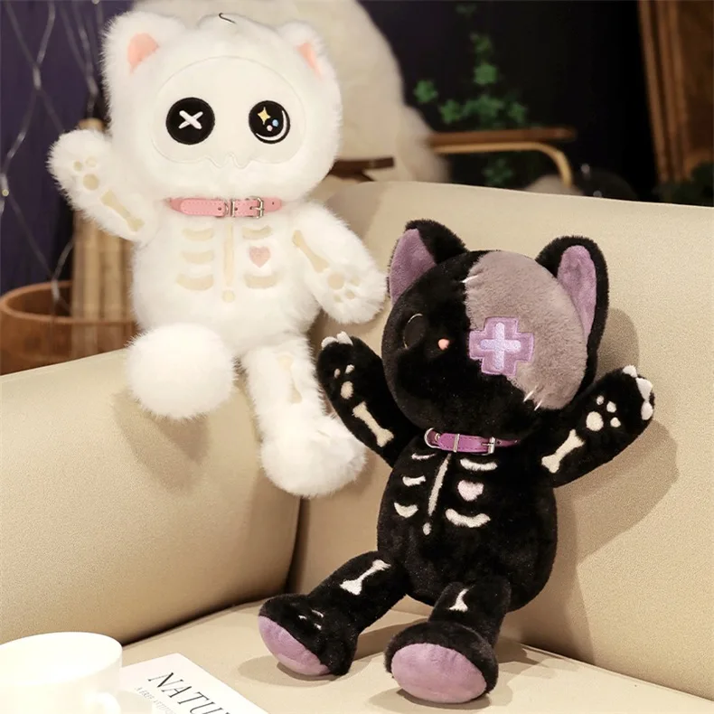 New Design Highly Recommend Creative Soft Cute Skeleton Cat Plush Toys for Gifts with Best Price