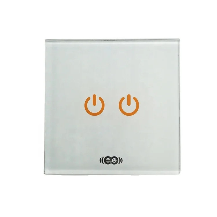 Factory custom screen print tempered glass panel Switch glass panel