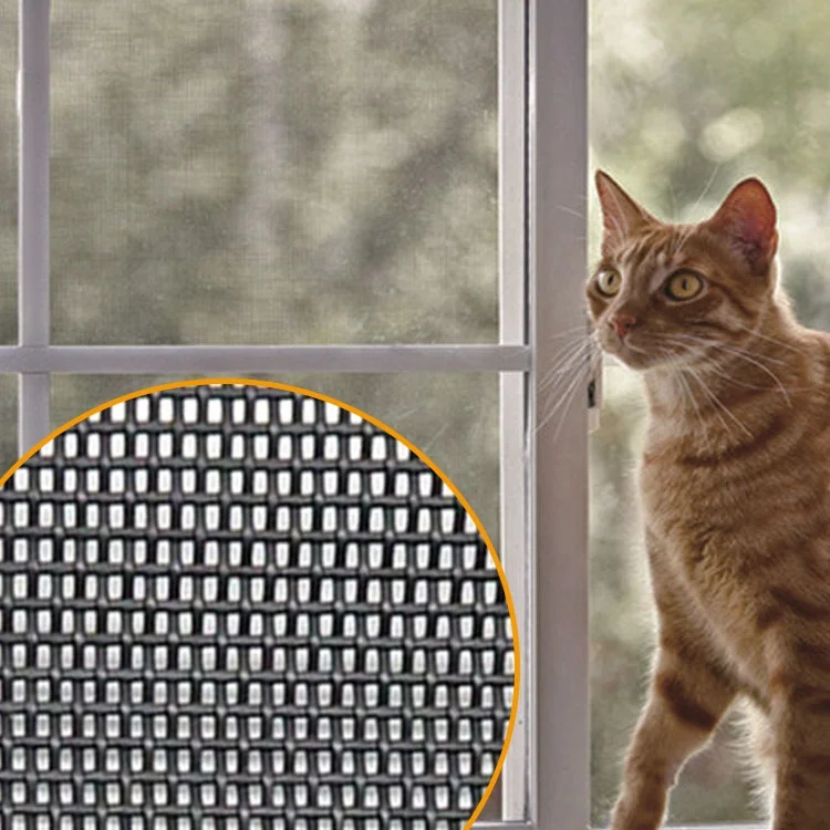 Сетка для собак и кошек Полиэстеровая сетка с ПВХ покрытием защита лап от насекомых