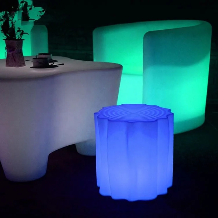 glow events party wedding nightclub coffee outdoor Luminous outdoor waterproof color changing led bar furniture