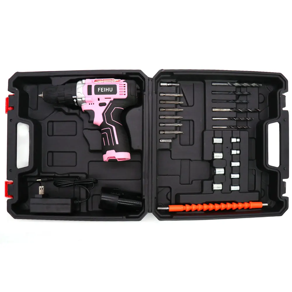 21V Cordless Drill Machine Li-ion Battery Electric Screwdriver Poor Tool Brush Motor Impact Cordless Drill for Industry