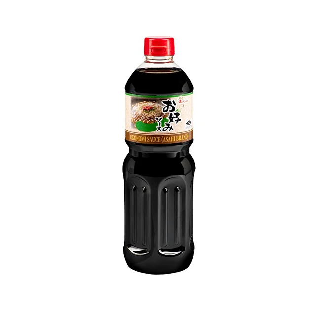 New Arrival Japanese Okonomi Seasoning Sauce Little sour and little sweet Taste 1000 ml in PET Bottle Packaging