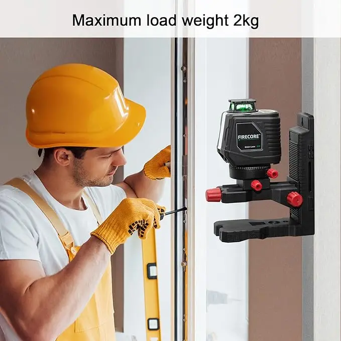 Firecore Multifunction Magnetic Stand, New Stand for Laser Levels, Compatible with Tripod and Telescopic Pole