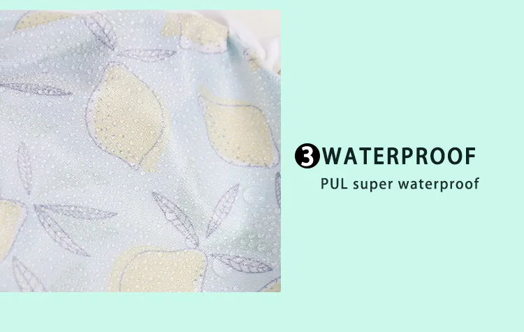 Hot Sale OEM One Size Adjustable Washable Reusable Printed Cloth Diaper With Suede Cloth Linner For Baby For Sale