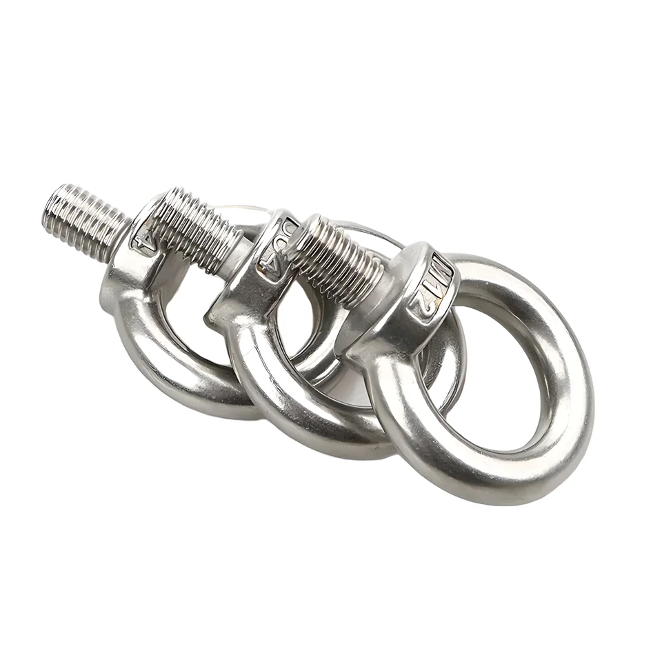 Cheap price M3-M36 Stainless Steel 304 Eyebolt Lifting Eye Bolts Ring Screw Loop Hole Bolt For Cable Rope Lifting
