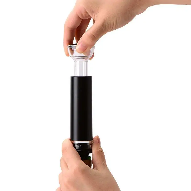 classic Modern Design stainless steel vacuum pump with 4 vacuum wine stopper mini pump vacuum