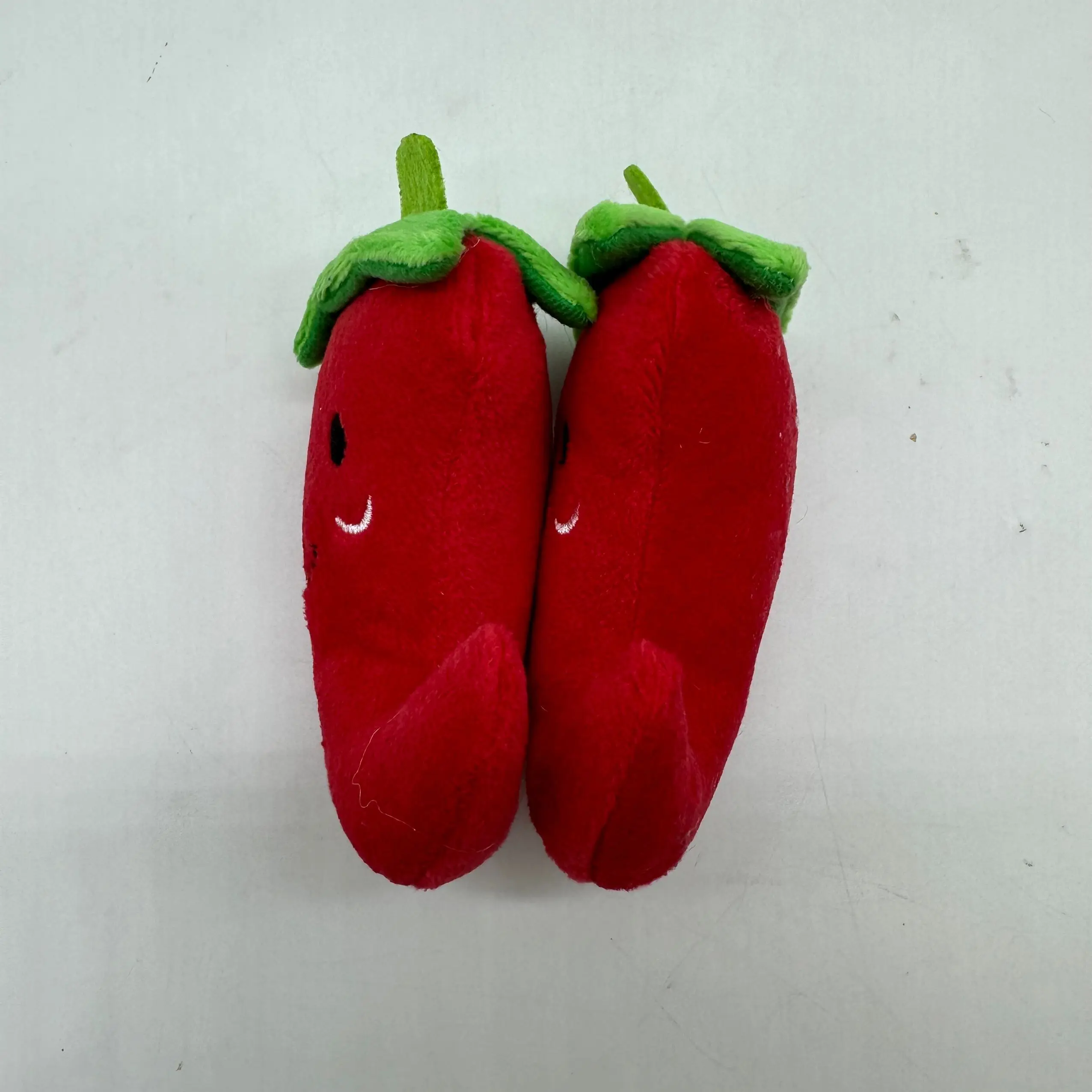 Wholesale Custom Little Pepper Soft Stuffed Plush Dog Toys Squeaky Pet Toy